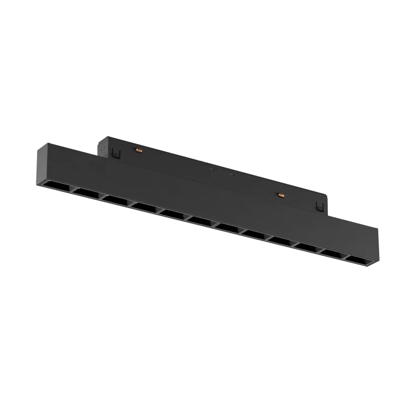 Corp de iluminat liniar cu spoturi XTEN încastrat/aparent, 10 W, 3000K, DALI, negru sablat — TNRS11WW DALI SP SBK